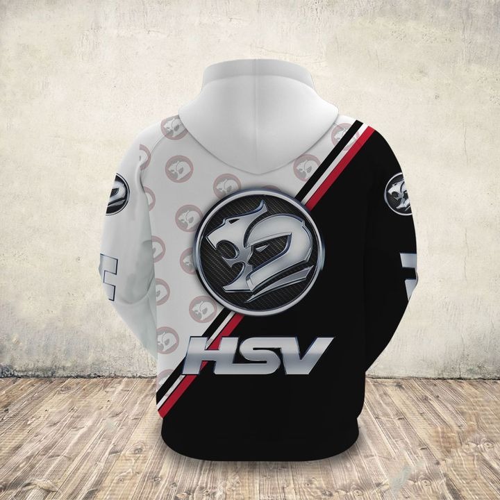 HSV logo 3d hoodie and zip hoodie