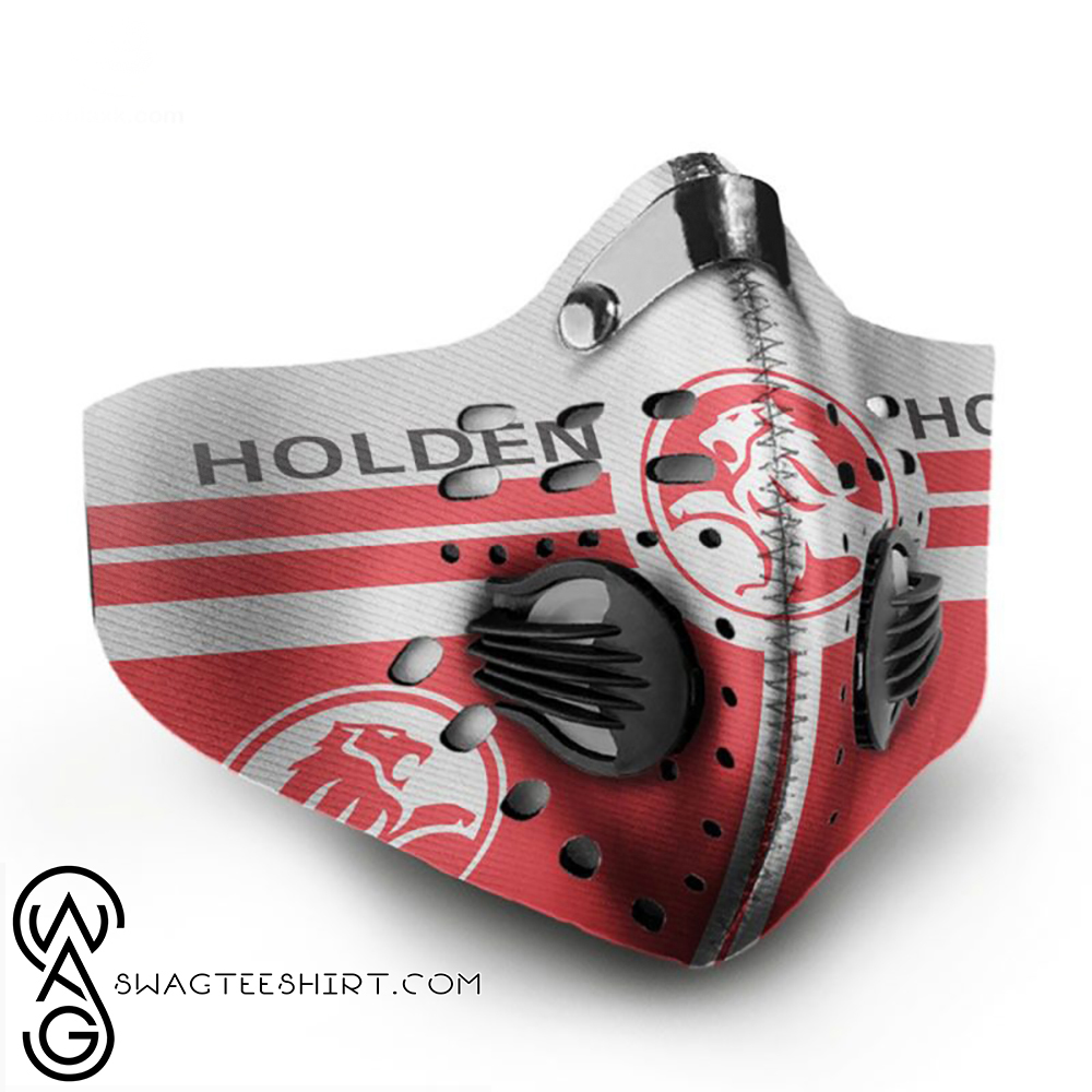 Holden logo filter activated carbon face mask