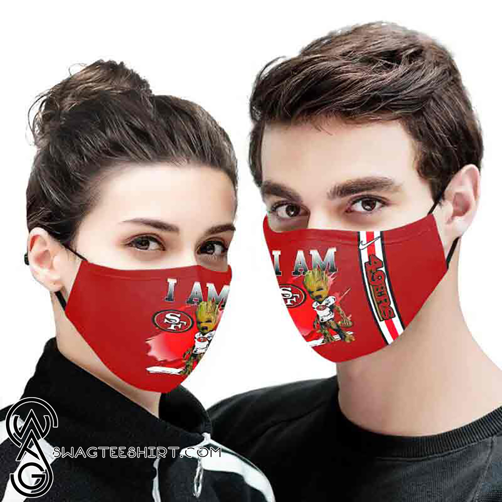 I am groot san francisco 49ers full printing face mask