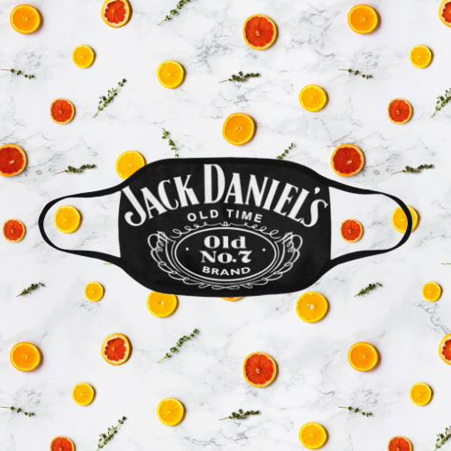 Jack Daniels cloth fabric face mask - LIMITED EDITION