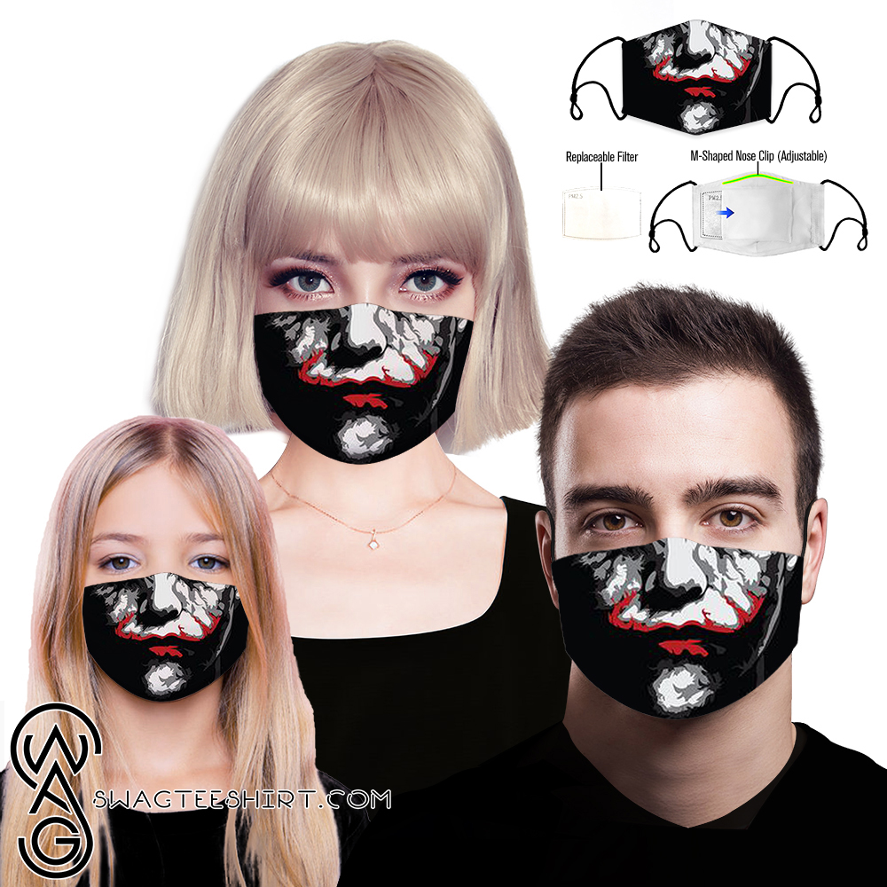Joker face full printing face mask
