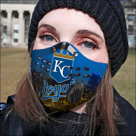 Kansas City Royals filter activated carbon face mask