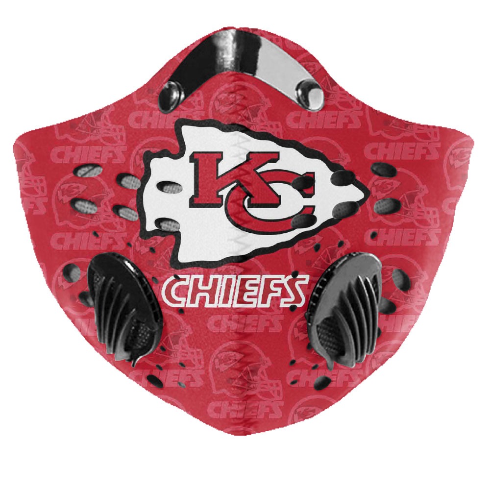 Kansas city chiefs NFL filter face mask