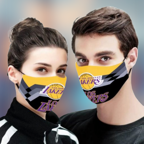 Los Angeles Lakers 3d cloth face mask - LIMITED EDITION