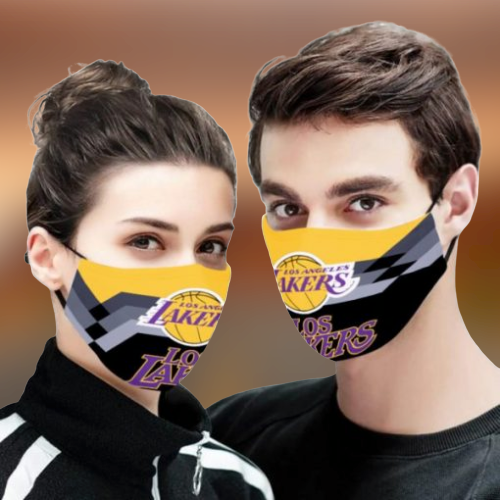 Los Angeles Lakers 3d cloth face mask - LIMITED EDITION