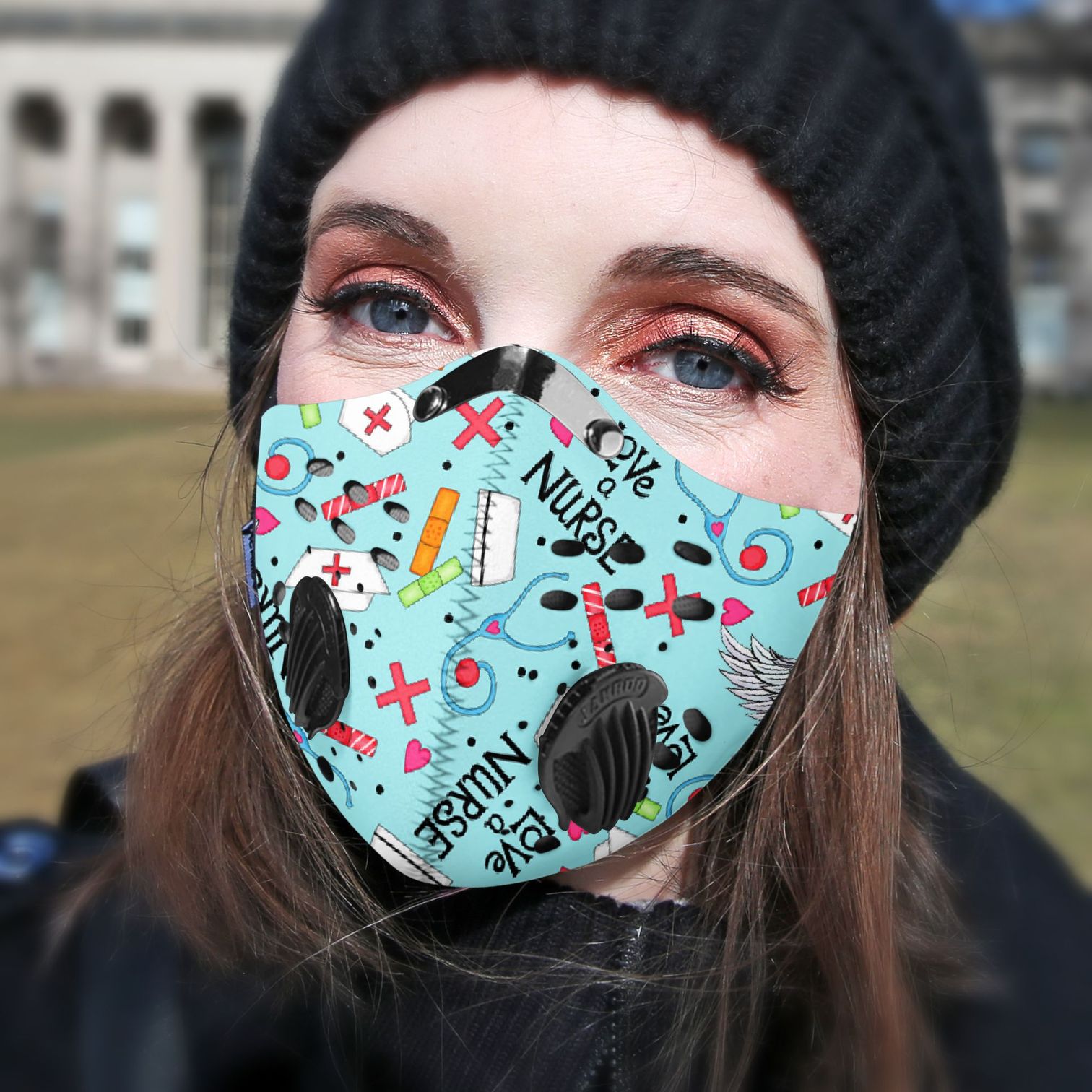 CAMBRIDGE, MA - 2/12/2020: Molly Kruko has a compromised immune system wears a protective mask just about all the time works at MIT.  (David L Ryan/Globe Staff ) SECTION: METRO TOPIC 527