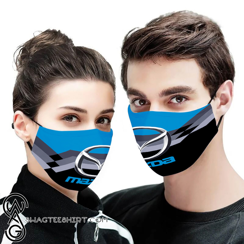 Mazda logo full printing face mask