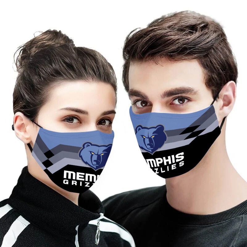 Memphis Grizzlies NBA face mask