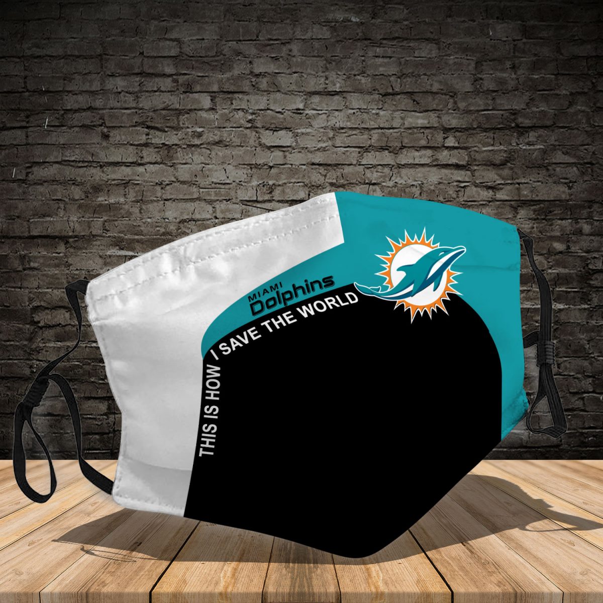 Miami Dolphins 3d face mask