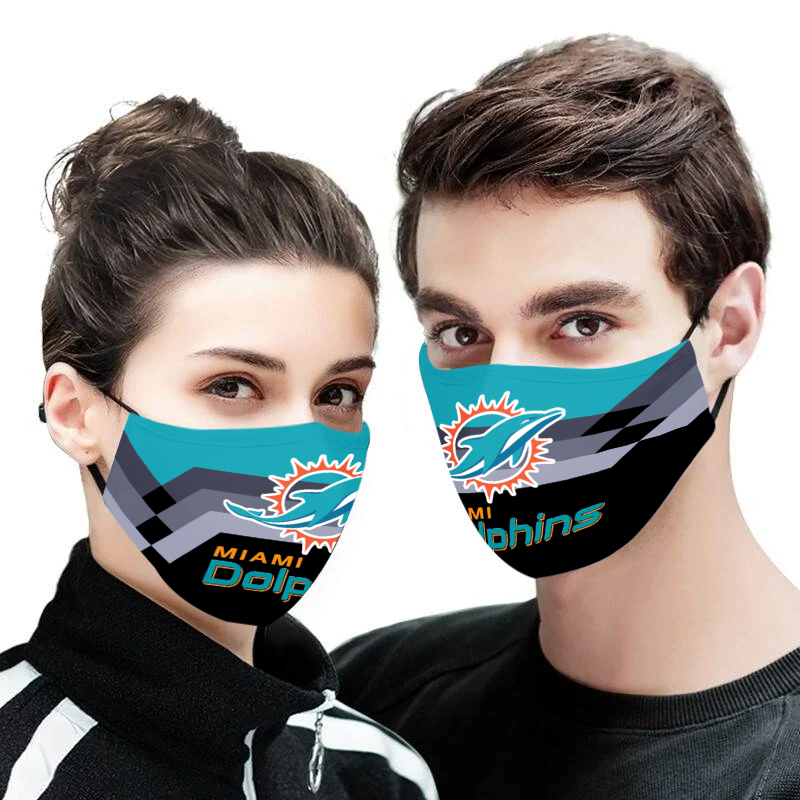 Miami dolphins face mask