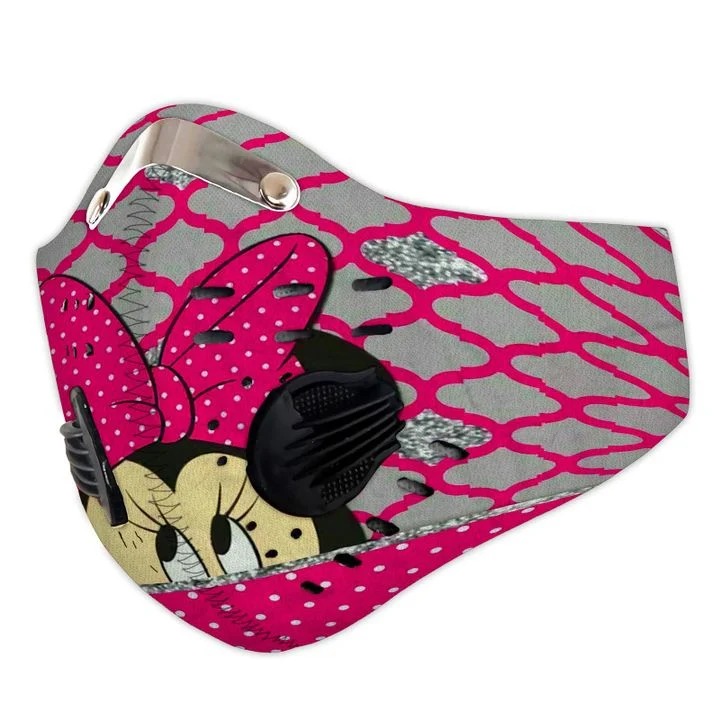 Minnie mouse filter face mask