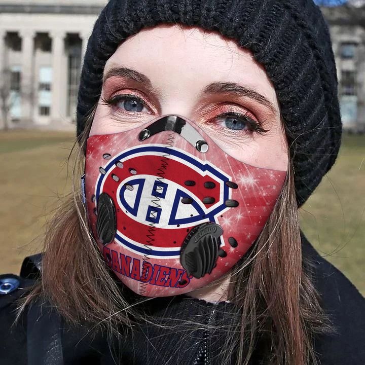 Montreal Canadiens filter face mask