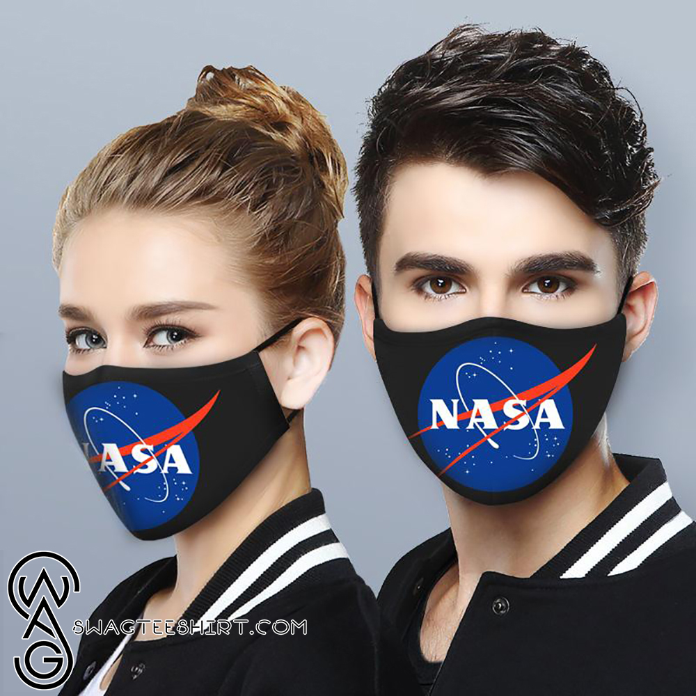 NASA logo all over printed face mask – maria