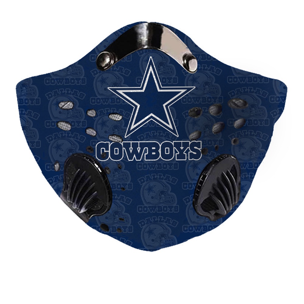 NFL Dallas cowboys filter face mask