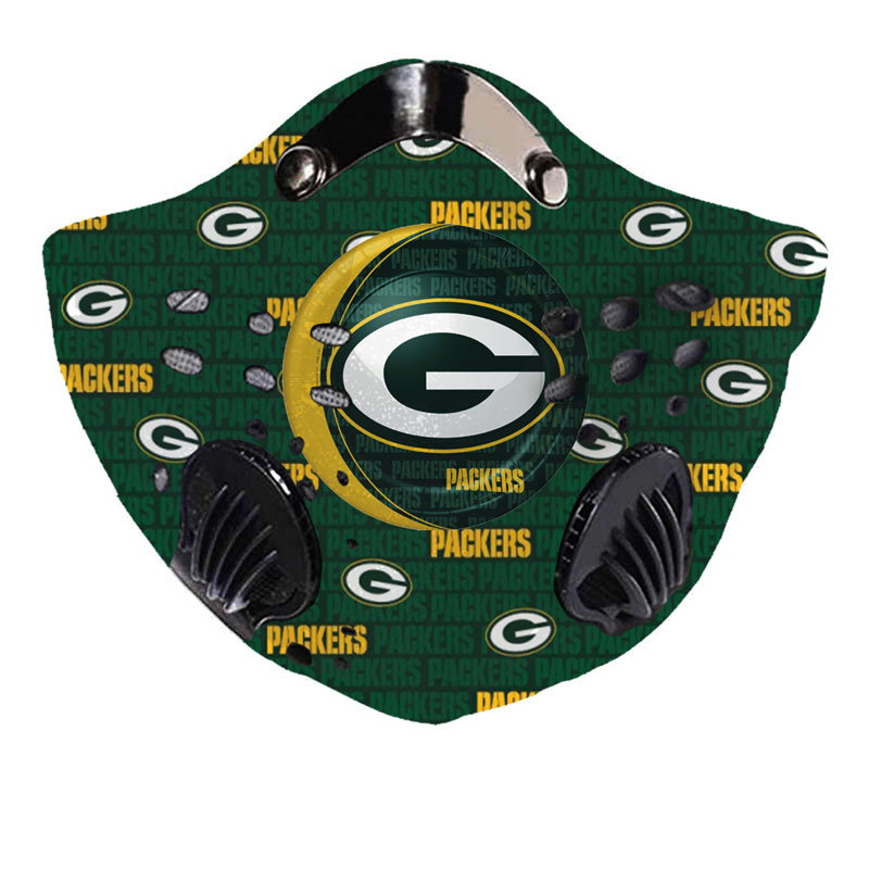 NFL Packers filter face mask - Pic 1