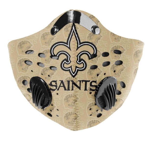 NFL new orleans saints filter face mask
