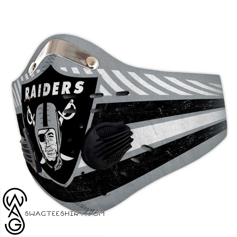 NFL oakland raiders filter carbon face mask – maria