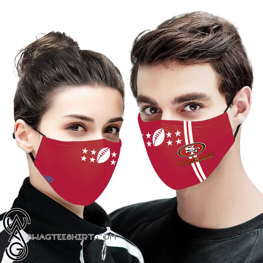 NFL san francisco 49ers all over printed face mask – maria
