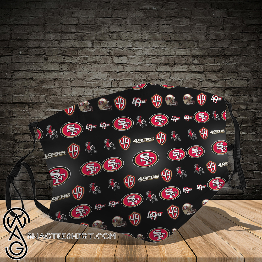 NFL san francisco 49ers team all over printed face mask – maria