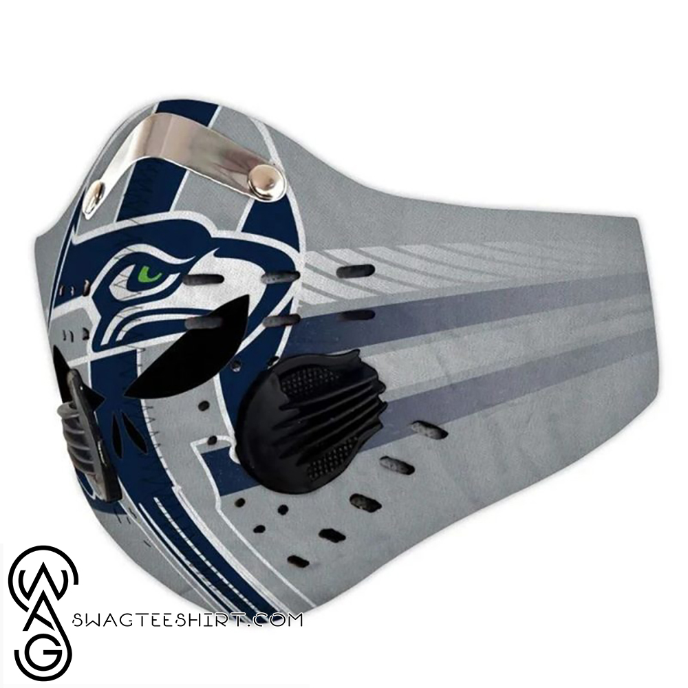 NFL seattle seahawks punisher filter carbon face mask – maria