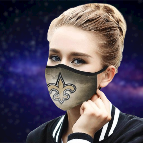 New Orleans Saints 3d cloth face mask - LIMITED EDITION