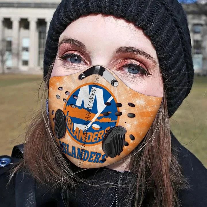 New york islanders filter face mask - Pic 2