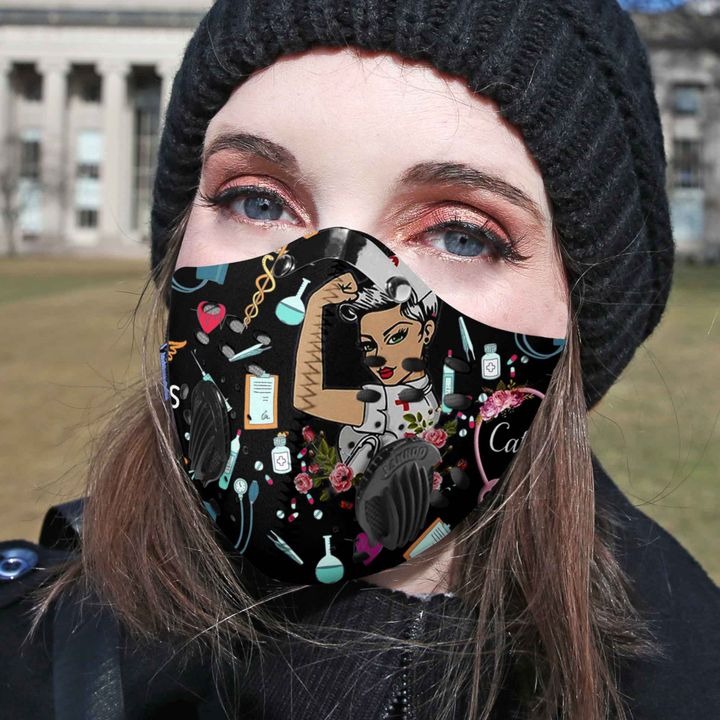 Nurse Pride Catherine Filter Activated Carbon Pm 2.5 Fm Face Mask