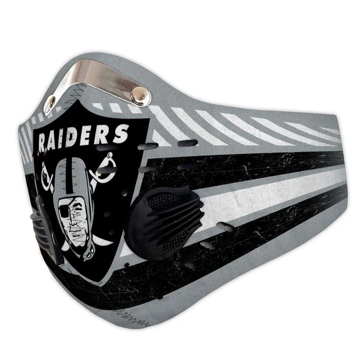 Oakland raiders filter face mask