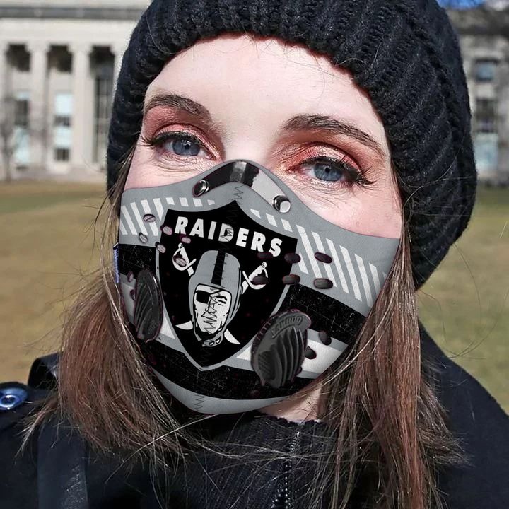 Oakland raiders filter face mask