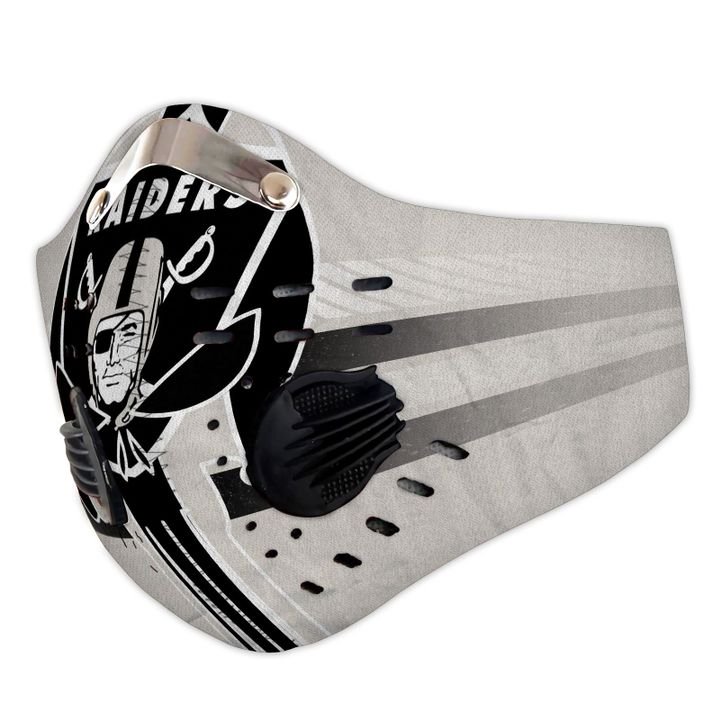 Oakland raiders football carbon pm 2,5 face mask 3