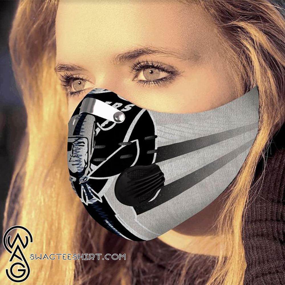 Oakland raiders football filter carbon face mask – maria