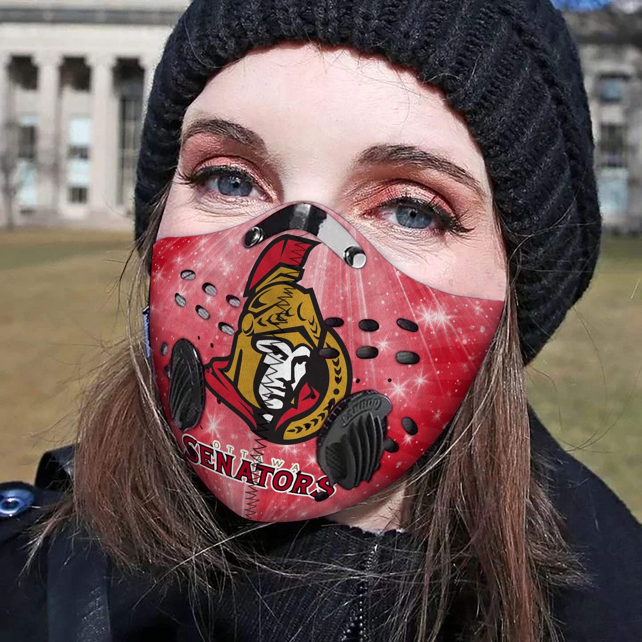 Ottawa senators filter face mask - Pic 1