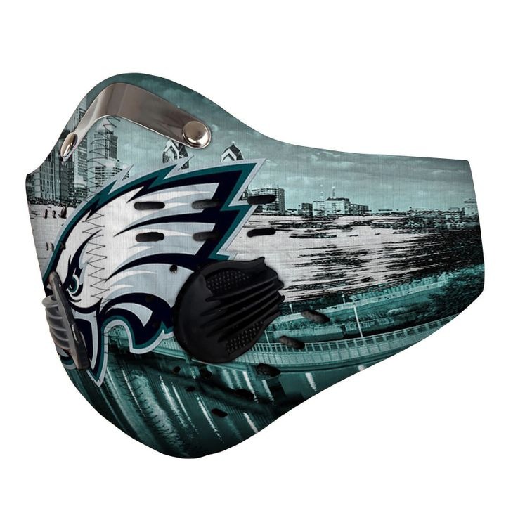 Philadelphia eagles filter face mask