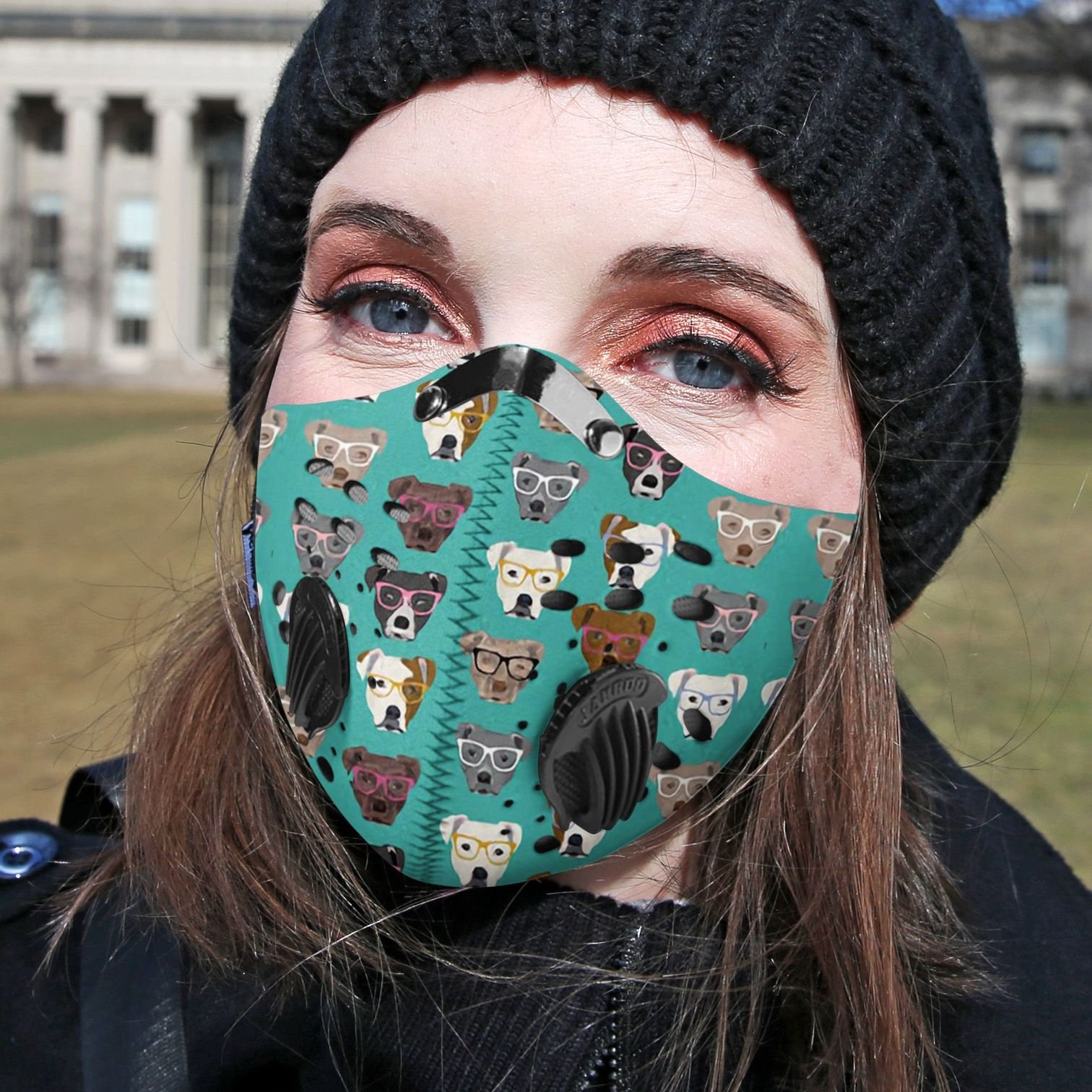 Pitbull collection carbon pm 2.5 face mask