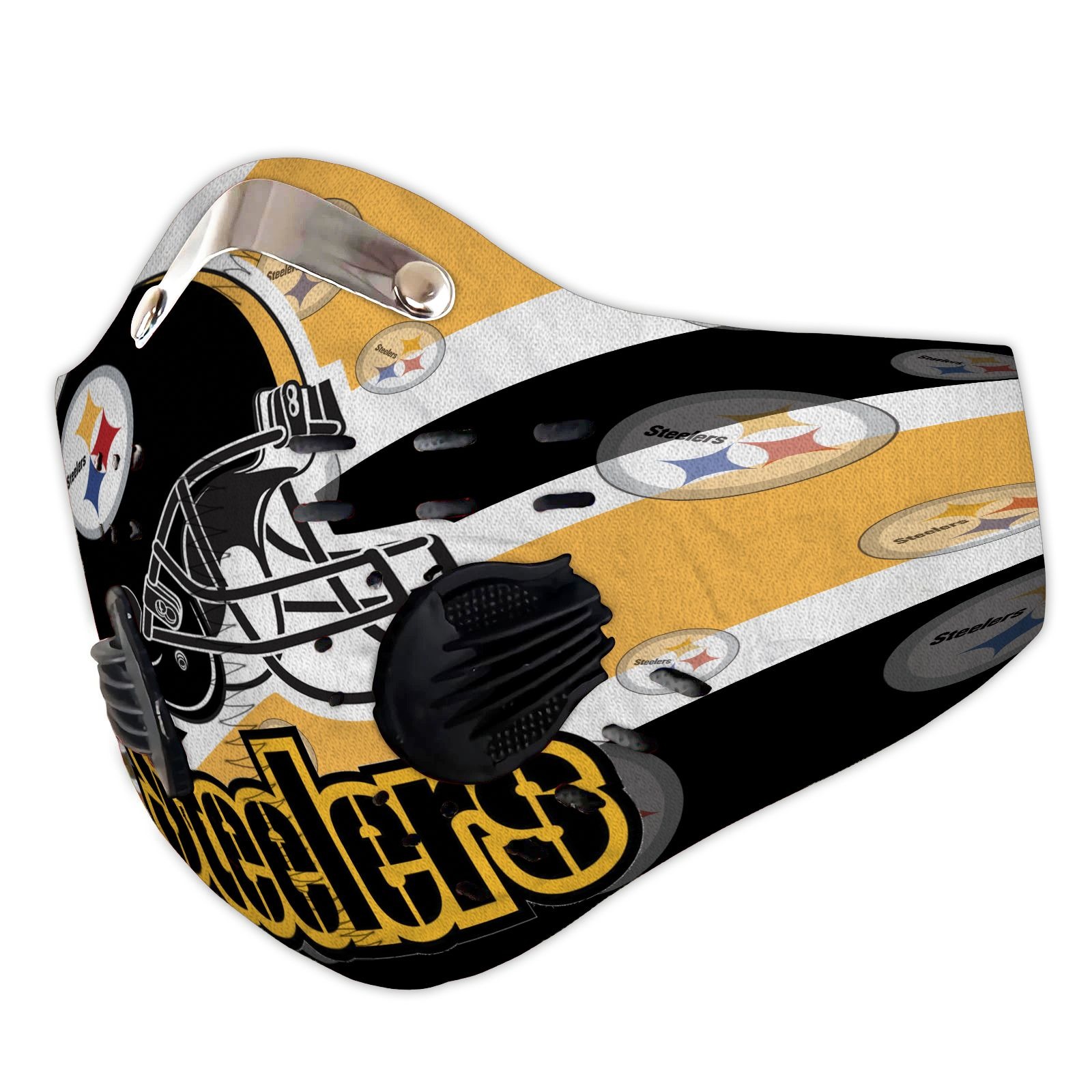 Pittburgh steelers filter face mask - Pic 2
