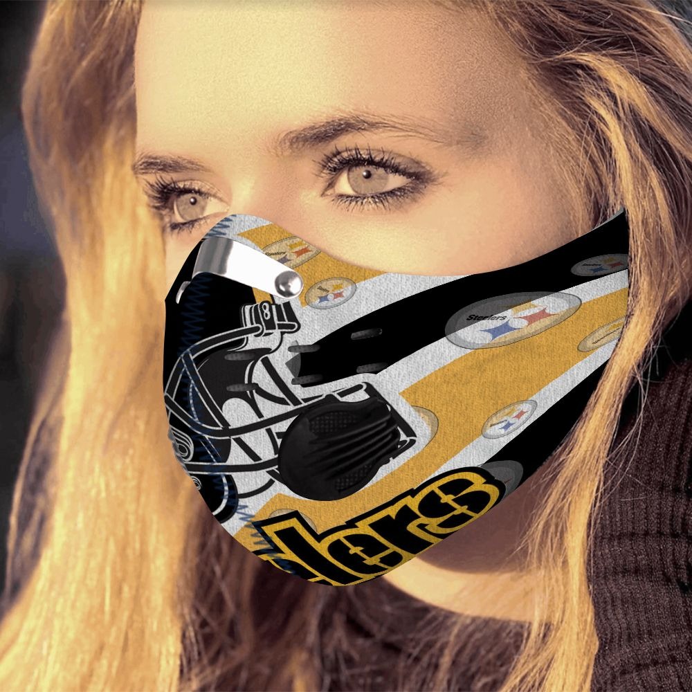 Pittburgh steelers filter face mask