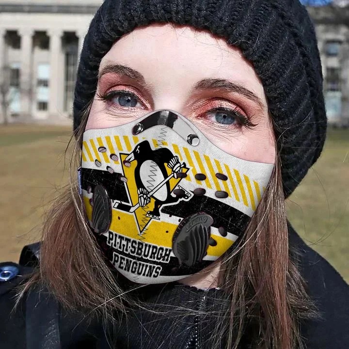 Pittsburgh penguins filter face mask - Pic 1