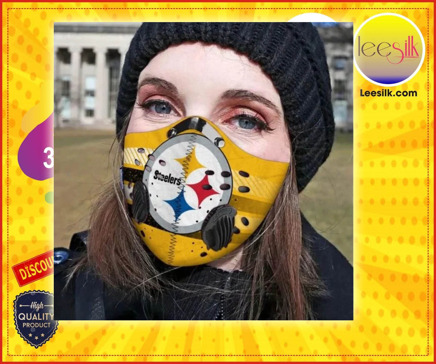 Pittsburgh steelers face mask 2