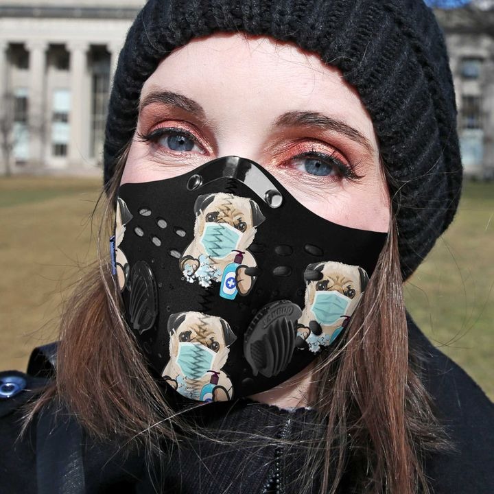 Pug lovers filter face mask - Pic 2