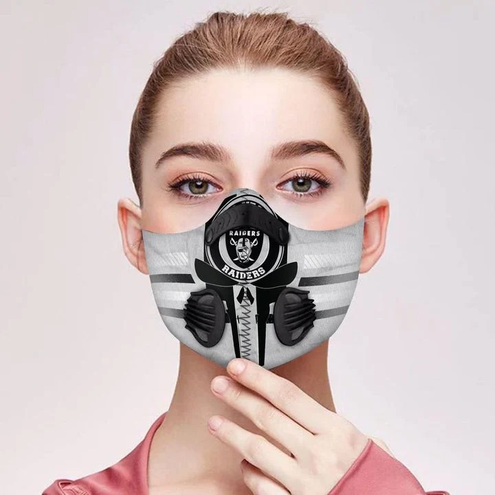 Raiders punisher skull filter face mask - Pic 1