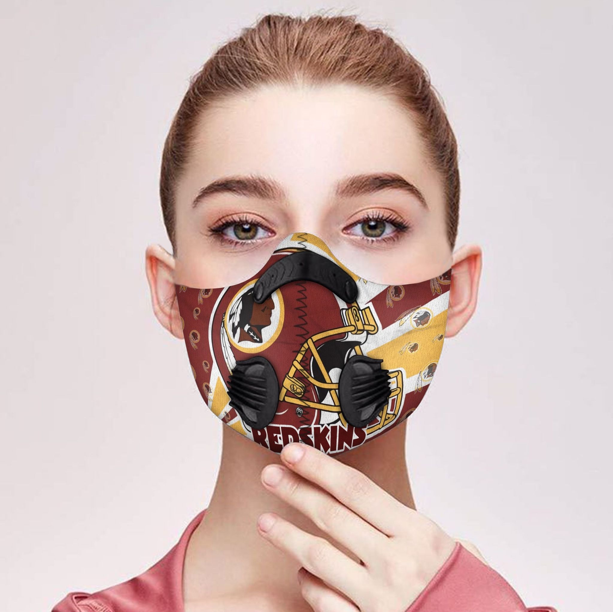 Redskins filter face mask - Pic 1