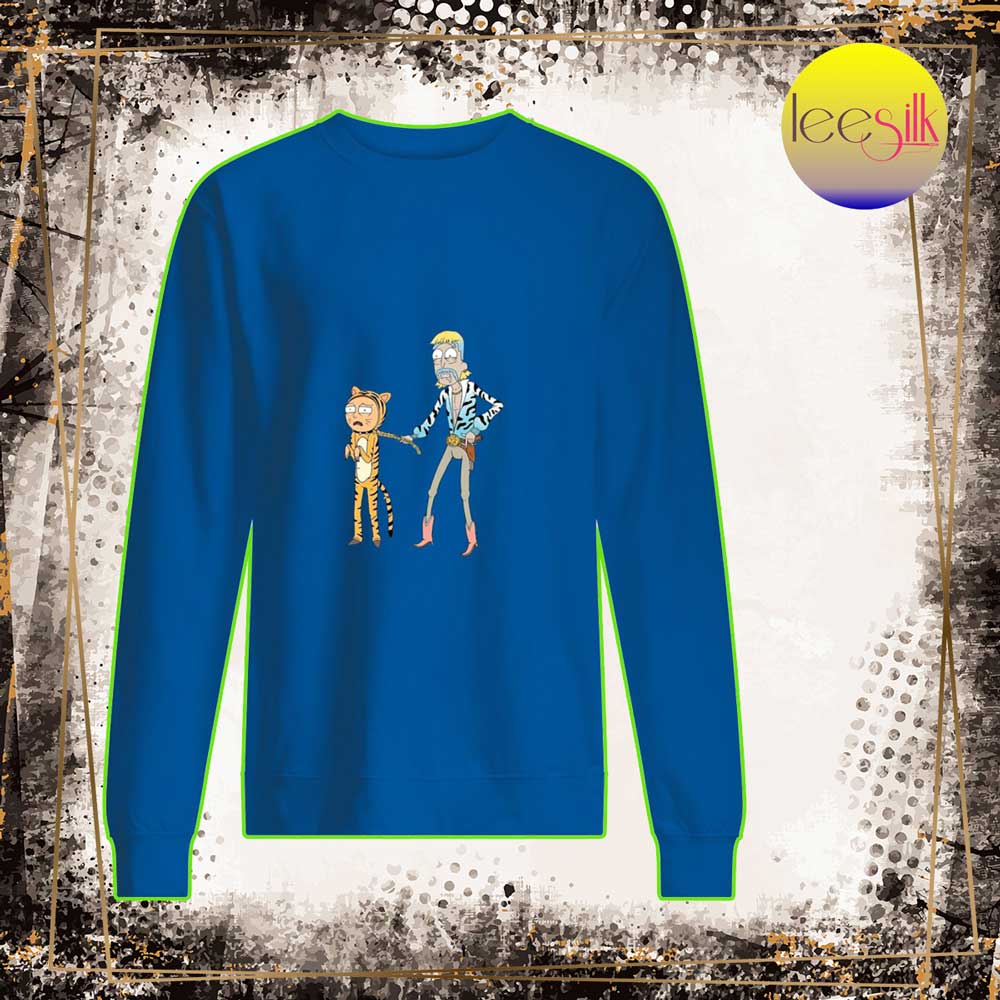 Rick-and-Morty-tiger-king-sweatshirt