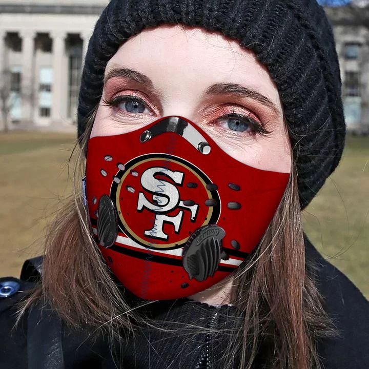 SF 49ers filter face mask - Pic 2