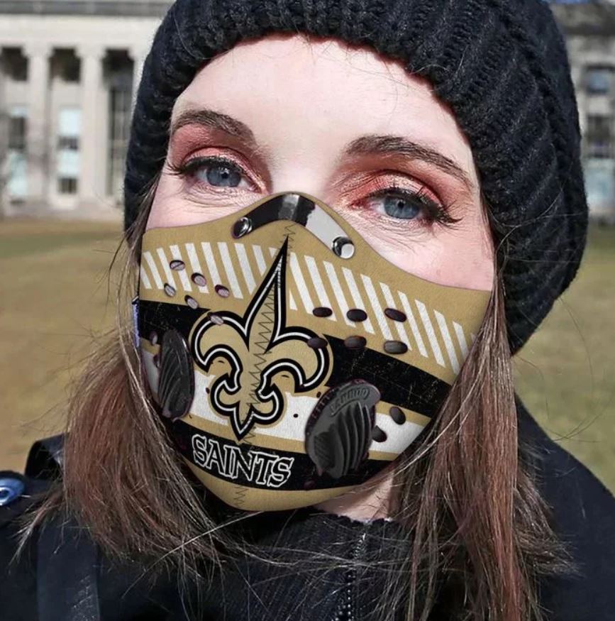 New Orleans saints filter face mask – LIMITED EDITION