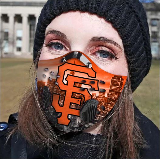 San Francisco Giants filter activated carbon face mask