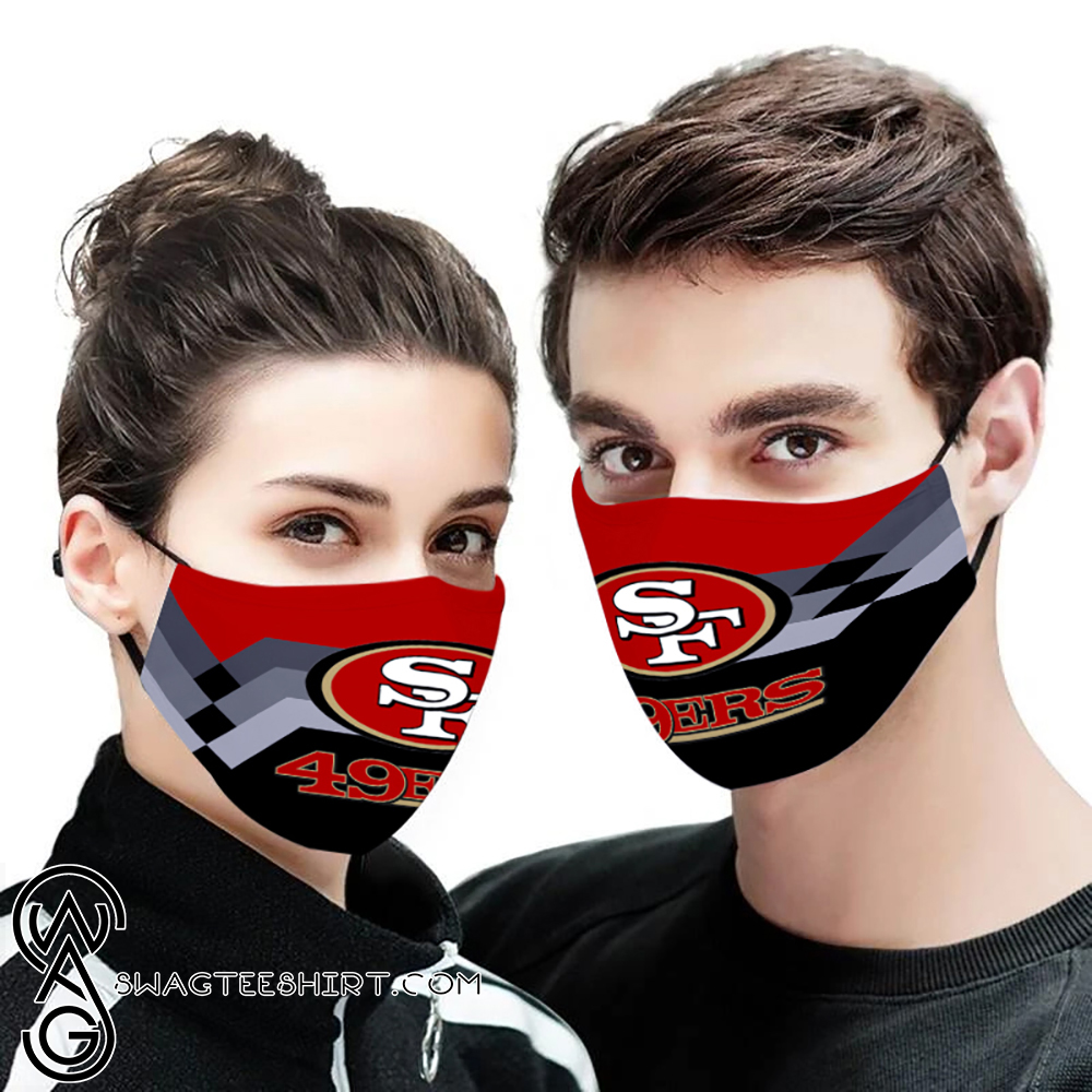 San francisco 49ers all over printed face mask – maria