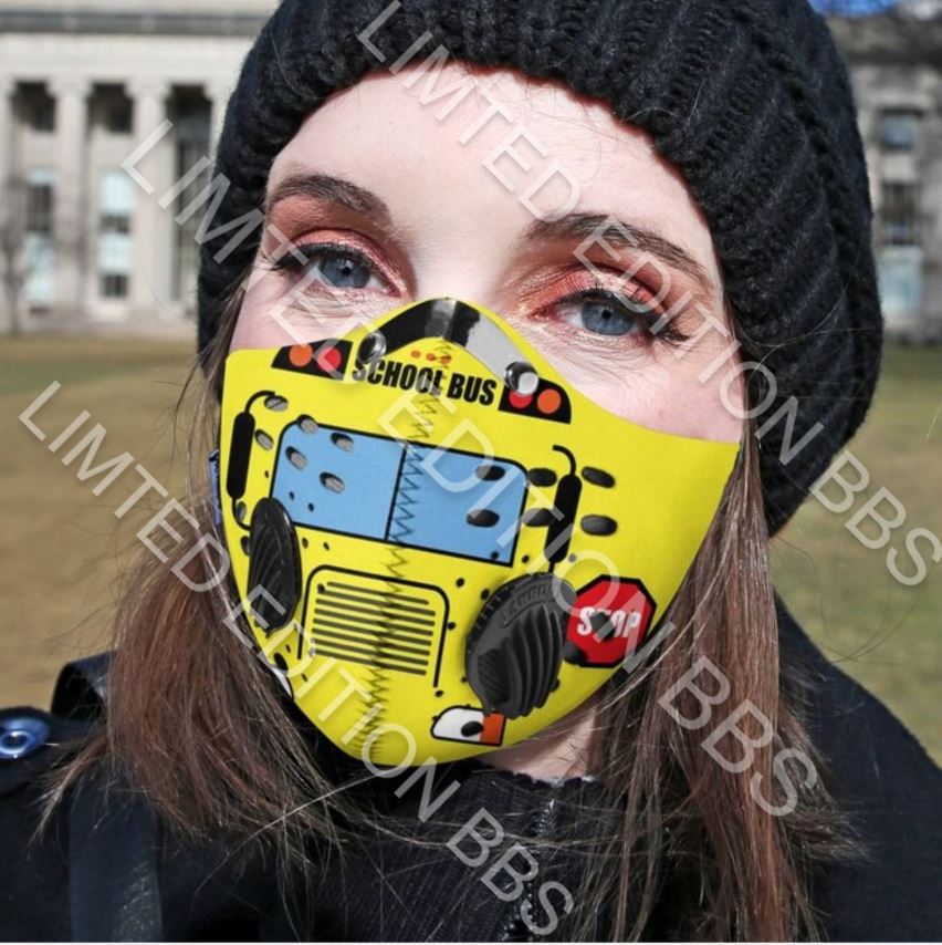 School bus filter face mask