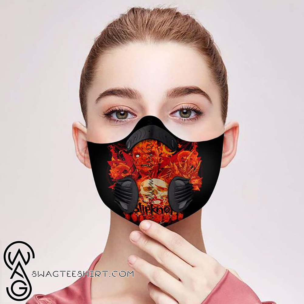Skull slipknot carbon pm 2,5 face mask