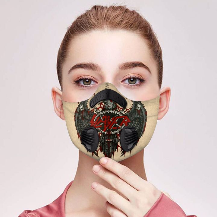 Slayer filter activated carbon pm 2,5 face mask 4