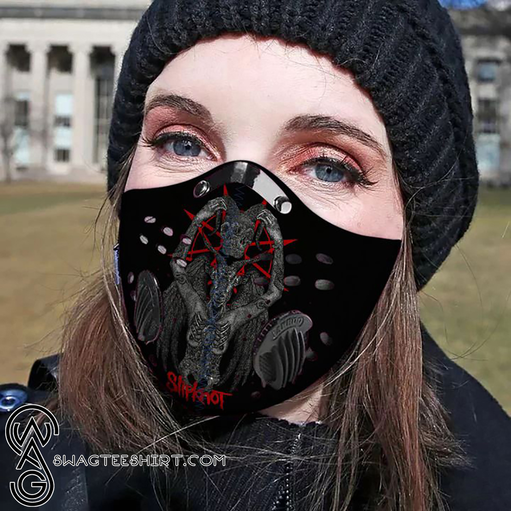 Slipknot filter activated carbon pm 2,5 face mask